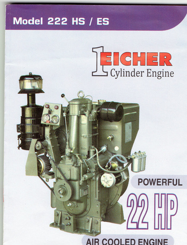Agro Diesel Engine - Eicher 22 Hp, Single Cylinder Air Cooled, Fuel Efficient Durable Design