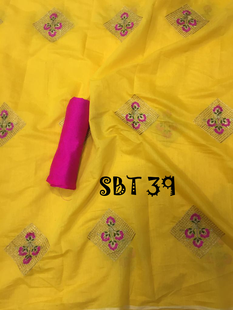 LEDIES COTTON FANCY SAREES