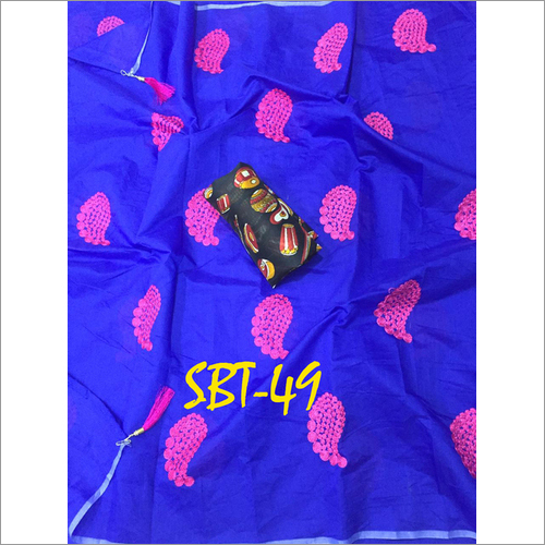 EMBROILED COTTON SILK SAREES