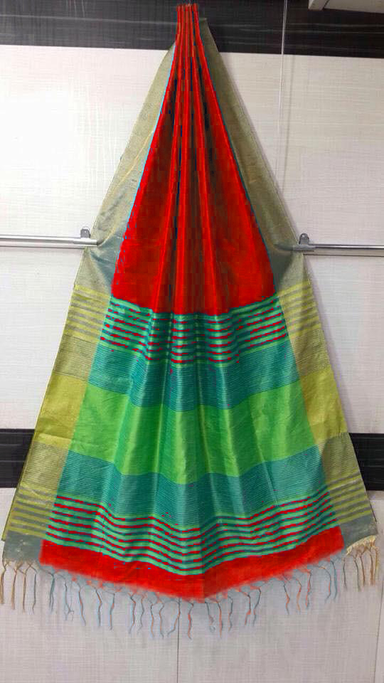 New Cotton Silk saree