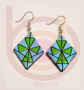 Terracotta Jewellery Drop Earrings