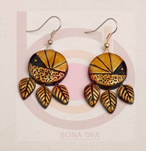 Terracotta Jewellery Drop Earrings