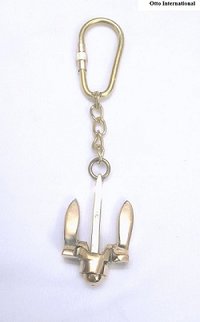 Golden Nautical Brass Whistle Necklace Chain