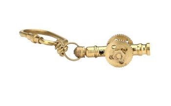 Golden PG Nautical Key Chain