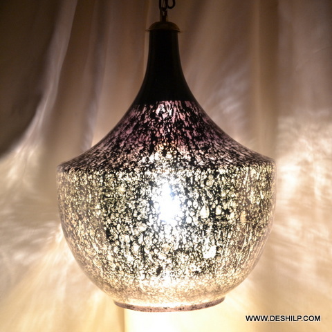 6x10 Inch Silver Glass Big Wall Hanging