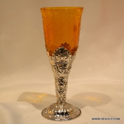 Pillar Glass T Light Candle Holder