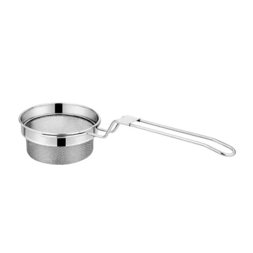 Stainless Steel Fry Strainer - Premium Stainless Steel, Multiple Sizes Available, Sleek Silver Finish, Corrosion-Resistant and Durable Design
