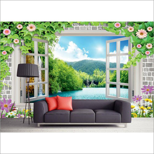 LIving Room Designer Wallpaper