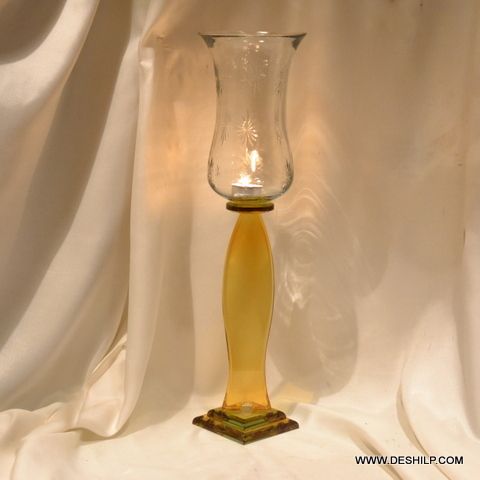 PILLAR GLASS CANDLE HOLDER