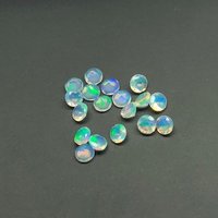 3.5mm Natural Ethiopian Opal Faceted Round Gemstone
