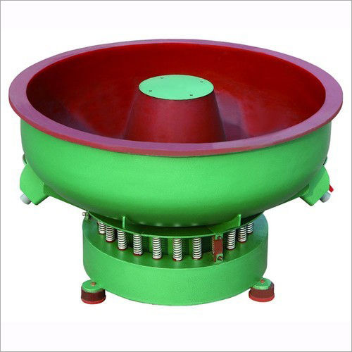 Green And Red Industrial Vibratory Deburring Machines