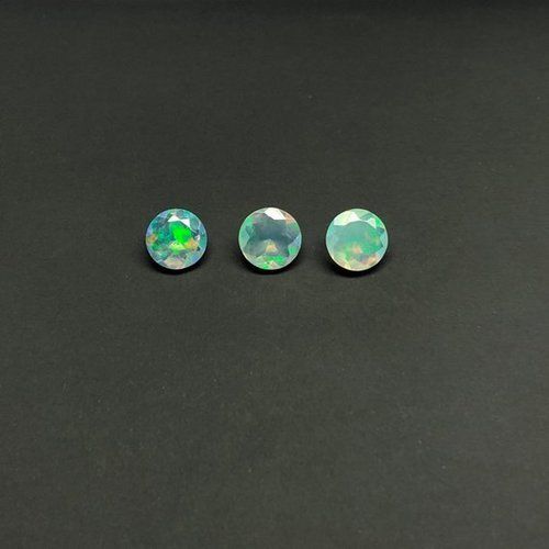 6mm Natural Ethiopian Opal Faceted Round Gemstone