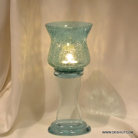 CREAK GLASS COLORFUL PILLAR CANDLE