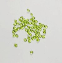 2.5mm Natural Peridot Faceted Round Gemstone