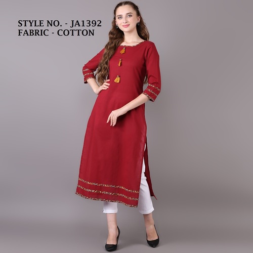 Straight Cotton Kurti
