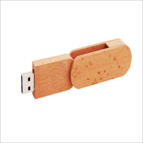 Swivel Wooden USB