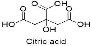 Citric Acid Cas No: 77-92-9
