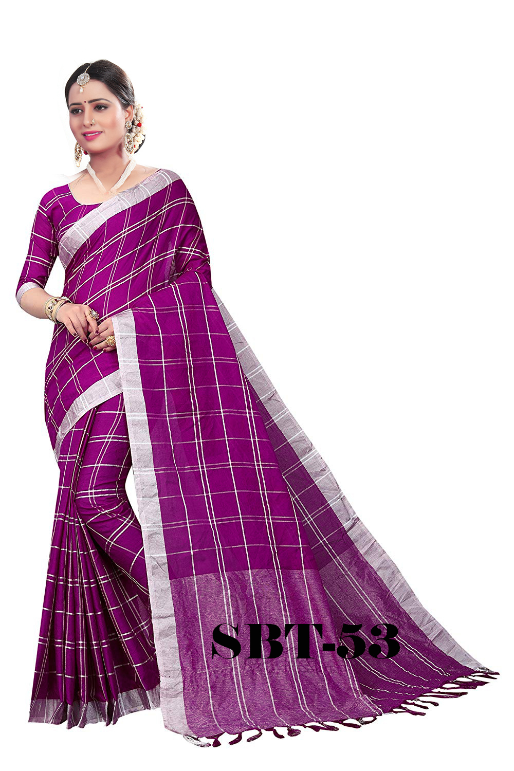 Women's Linen Saree
