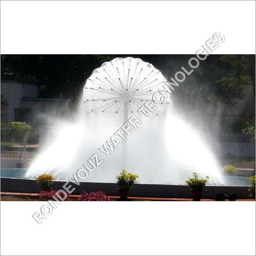 Ball Fountain With Mist Effect