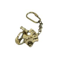 Brass Whistle Key Chain