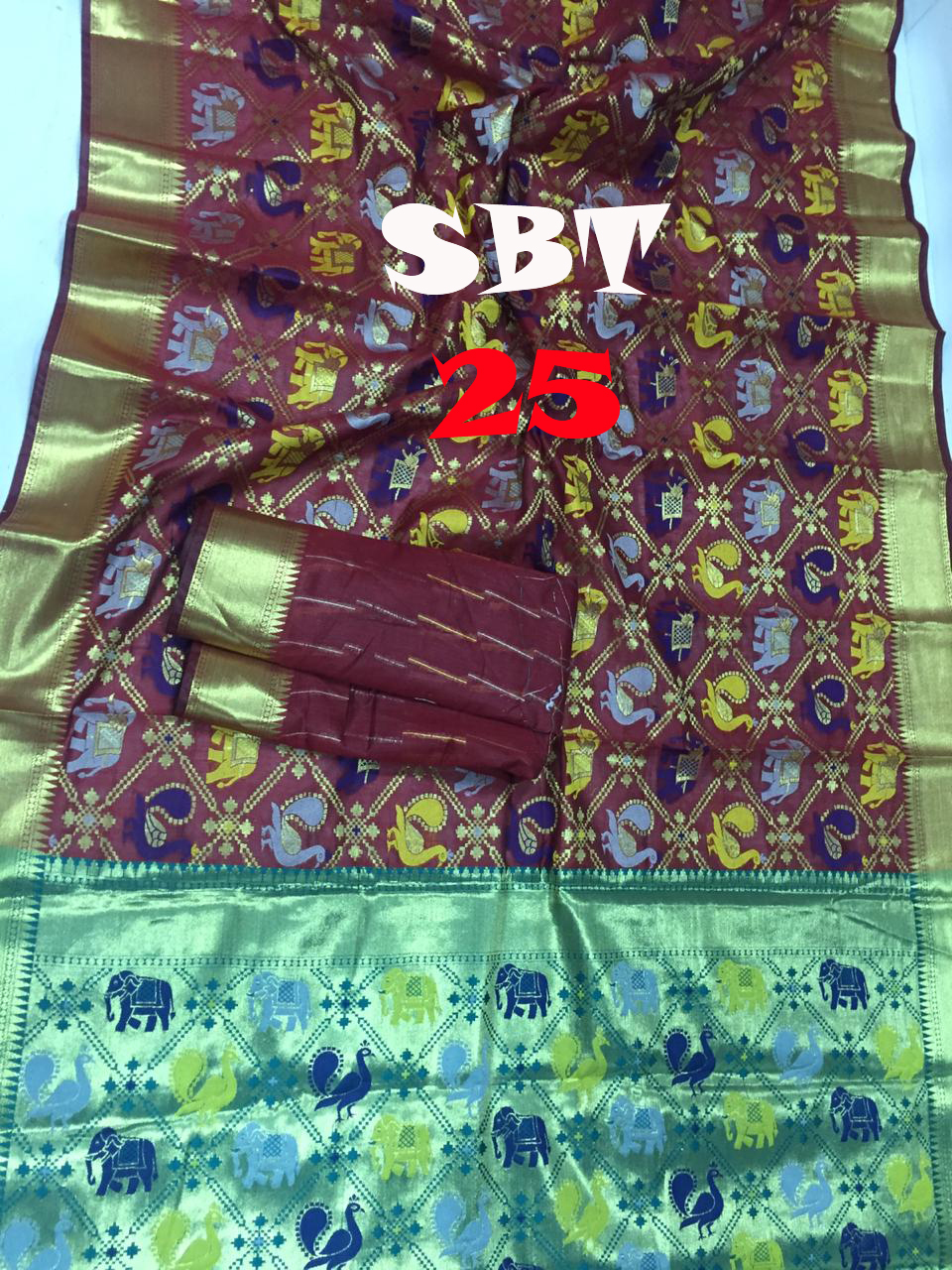 WOMEN'S IKKAT WORK SAREE