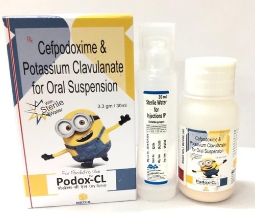 Cefpodoxime & Potassium Clavunate Oral Suspension IP