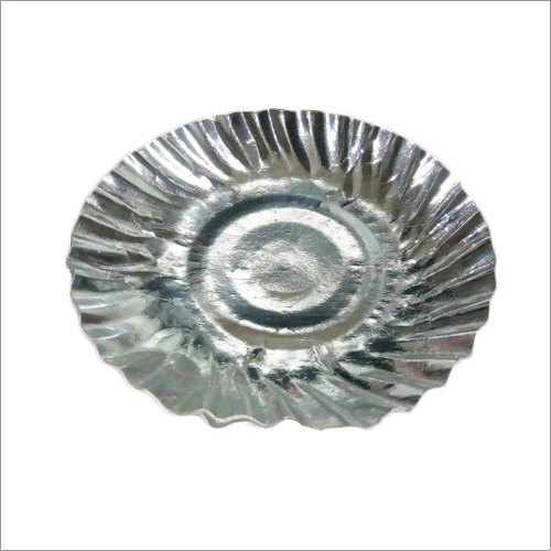 Silver Paper Disposable Plate
