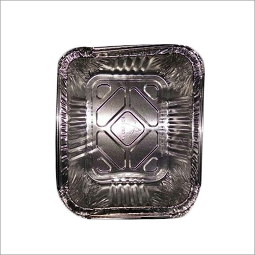 Square Shape Silver Paper Disposable Bowl