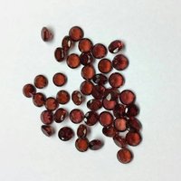 5mm Natural Red Garnet Faceted Round Gemstone