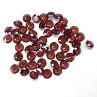 6mm Natural Red Garnet Faceted Round Gemstone