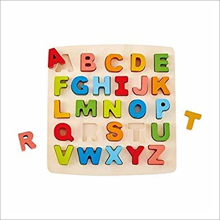 Multi Colour Wooden Alphabet Puzzle
