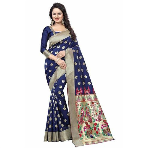 Heavy Silk Saree With Rich Pallu