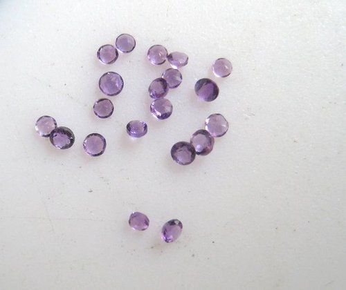 2.75mm Natural Amethyst Faceted Round Gemstone