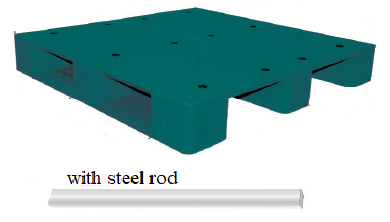 Pp Plain Top Pallets With Steel