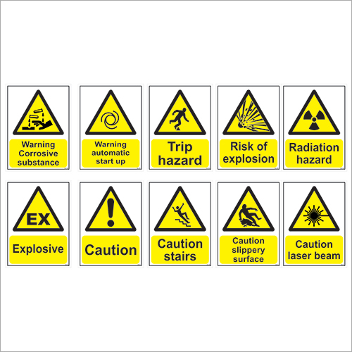 Mandatory Caution Signages