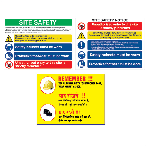 Safety Signages