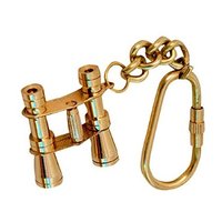 Brass Navigation Light Key Chains