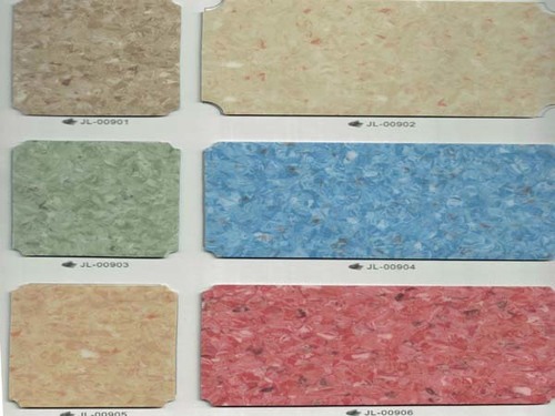 Green Homogeneous Pvc Flooring
