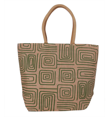 Natural Green Spiral Multipurpose Bag