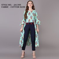 Crop Top Kurti with Jacket