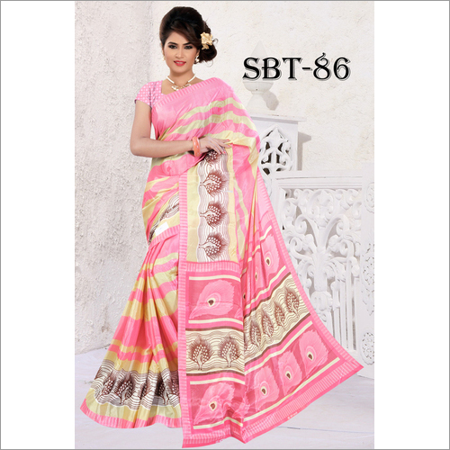 Printed Art Silk Saree