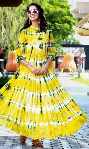 Tie Dye Full Umbrella Dress