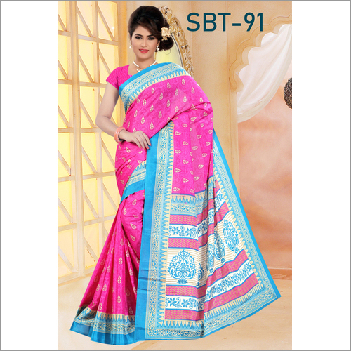 Multicolor Ladies Soft Silk Saree