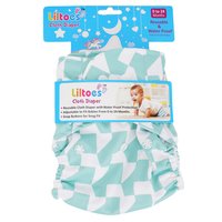 Reusable Baby Diaper - Cotton Material, All-in-one Size For 5-17 Kg Babies, Multicolored Design | Durable For 300 Uses, Eco-friendly Alternative To Disposable Diapers