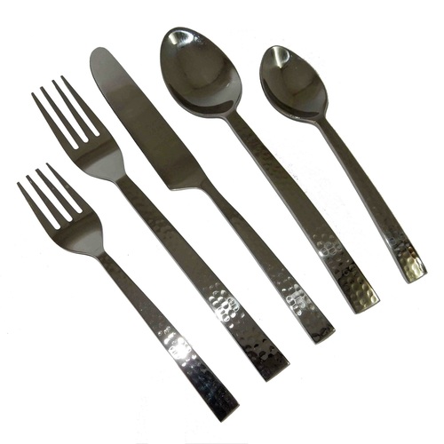 Hammered Sheet Flatware Serving Set