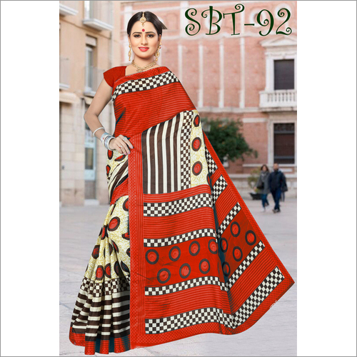 Party Wear Soft  Light  Silk Saree