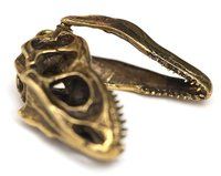 Allosaurus skull keychain