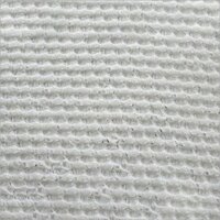 Waffle Honeycomb Fabric - 38-72 Inch Width, White | Light In Weight, Quick Dry, Washable, Smooth Texture, Fine Finish