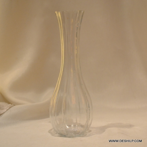 Unique Shape Glass Flower Vase