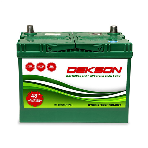 12v 60Ah Car Battery By DEKSON POWER PRIVATE LIMITED